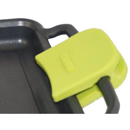 Paire de maniques silicone verte