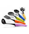 Lot de 5 ustensiles en nylon et silicone