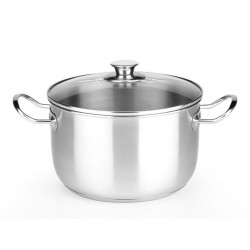 Faitout haut Inox 30cm "Modèle Chef" avec couvercle