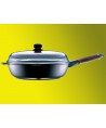 Sauteuse 24 cm avec couvercle pyrex 