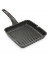 Grill viande rainuré 28x28cm Induction Collection Prestige
