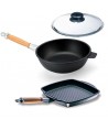 Sauteuse Diamant Stone 24cm + grill viande Diamant Stone 27X27cm
