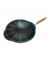 Wok 32cm Diamant Stone avec couvercle 
