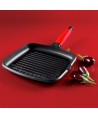 Grill viande Induction 22x22cm Fundix manche démontable