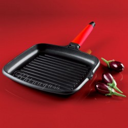 Grill viande 27x27cm Fundix manche démontable