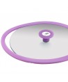 Grand faitout Inox 24cm "Modèle Versailles" avec couvercle lilas