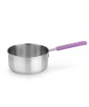 Casserole Inox 14cm "Modèle Versailles" avec manche lilas