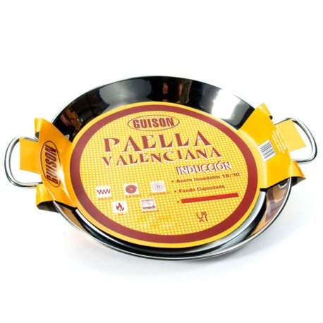 Plat à Paella en inox 50cm - Spécial induction