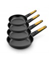 lot de 4 poêles Induction BRA 18-20-22-28cm fast click
