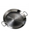 Plat à Paella en inox 28cm + couvercle - Spécial induction