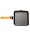 Poêle carrée 22x22cm BRA EFFICIENT Orange