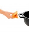 Paire de maniques silicone orange