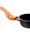 Paire de maniques silicone orange