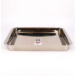 Plat à four rectangle en inox 41 x 30 cm BRA LATINA
