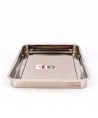 Plat à rotir rectangle en inox x cm BRA 