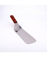 Spatule plate en inox avec manche en bois (36cm)
